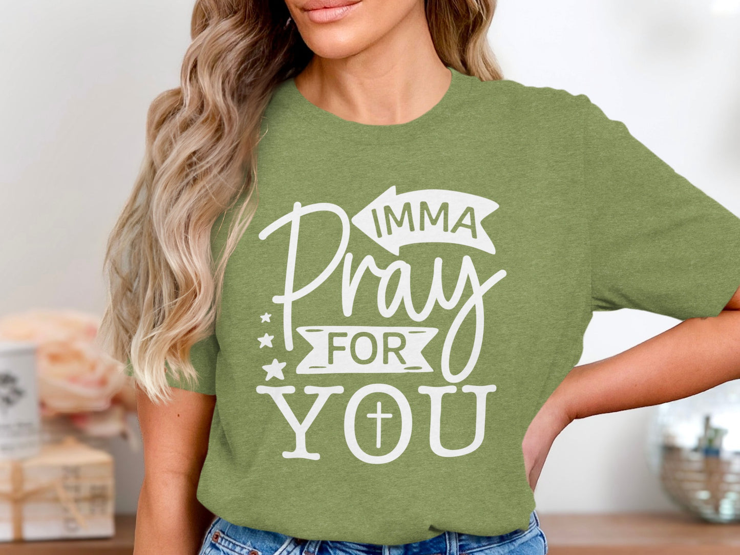 Imma Pray For You Graphic Tee Christian Shirt