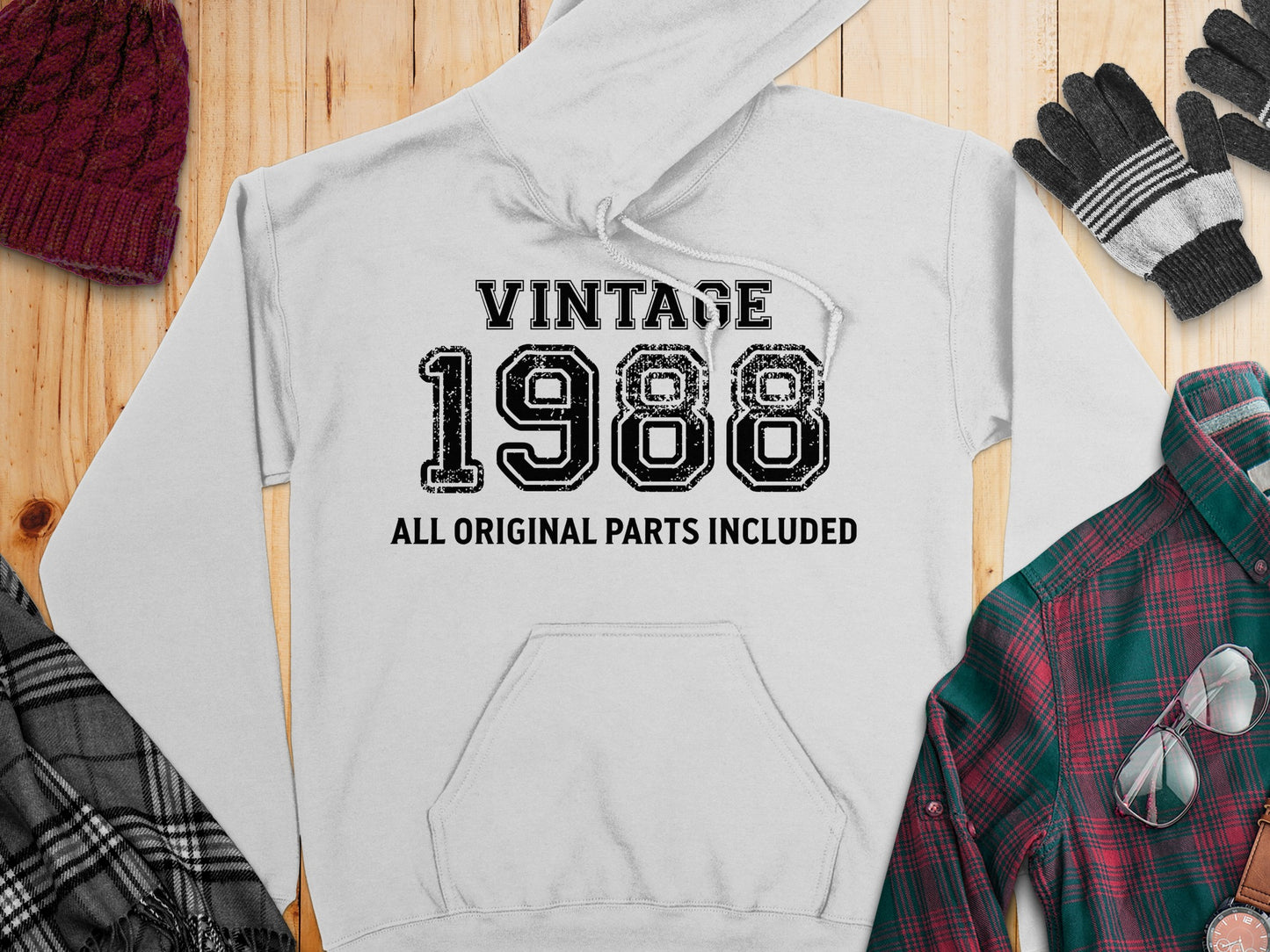 Vintage 1988 All Original Parts Included Hoodie