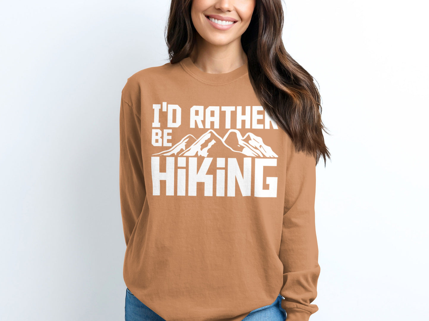 I'd Rather Be Hiking Long Sleeve Shirt