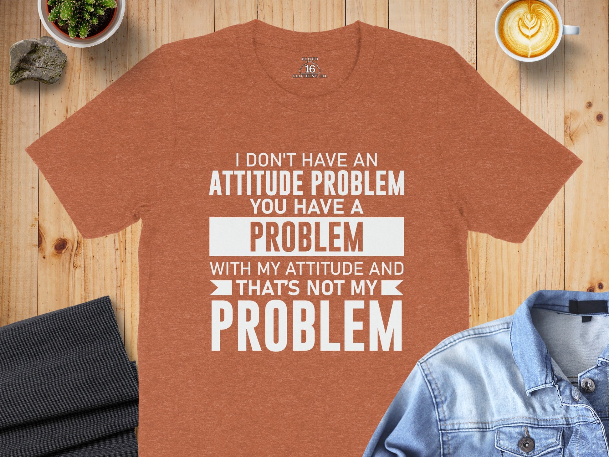 I Don't Have An Attitude Problem Funny T-shirt