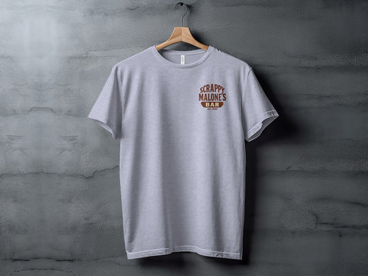 Drink Drank Drunk Retro Style Funny Drinking Design T-Shirt T-shirt - Scrappy Malone's Bar 100-Proof Humor - Cloud 16 Clothing Co.