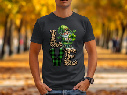 St. Patrick's Day Love Graphic Gnome T-Shirt