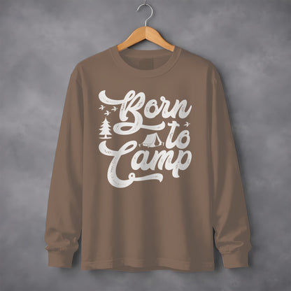 Born to Camp Graphic Long Sleeve Shirt
