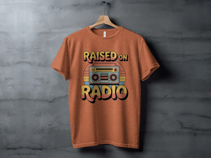 Raised On Radio Retro Style Graphic T-Shirt Product