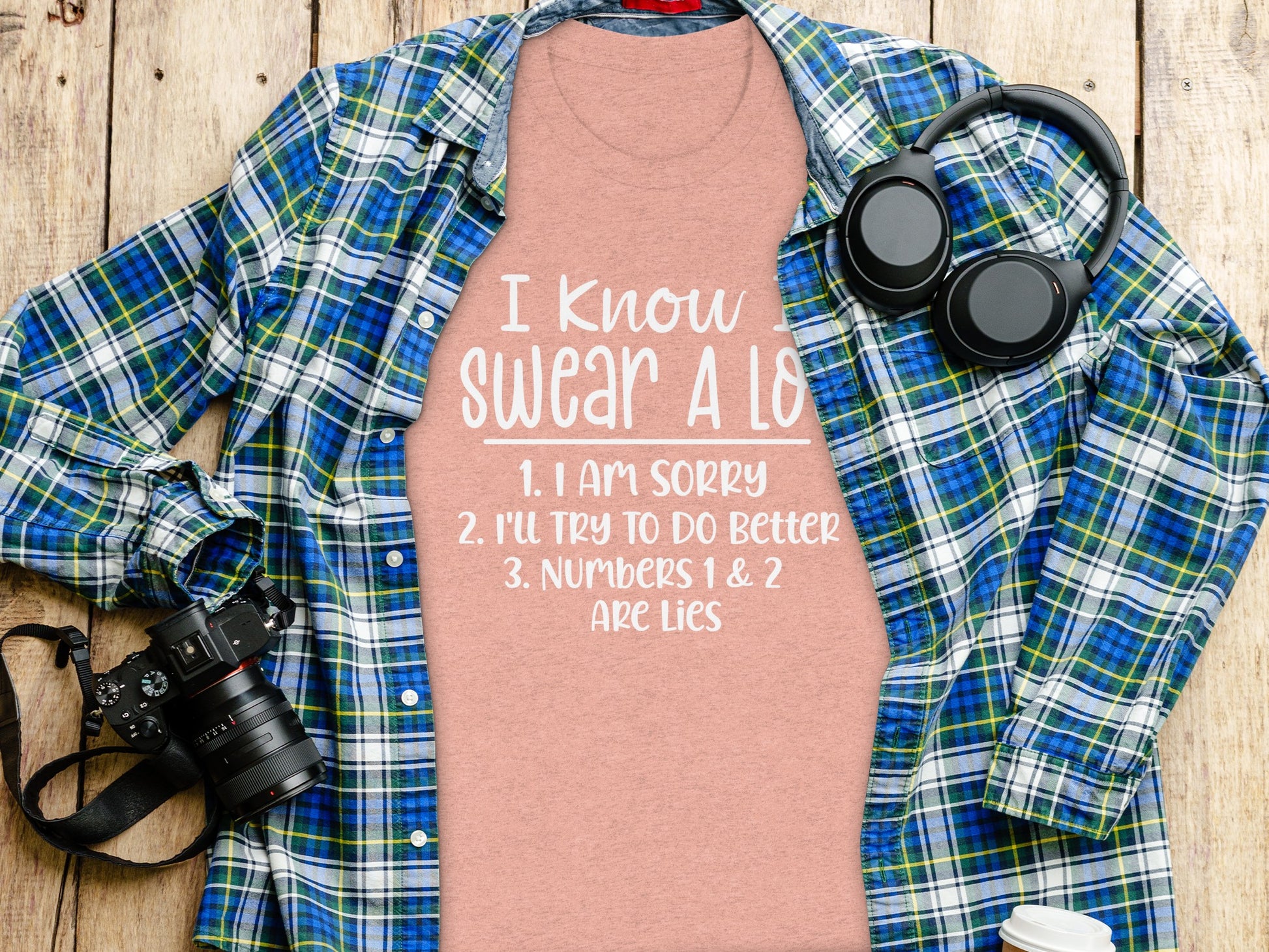 I Know Swear A Lot Funny Apology Shirt for Sale