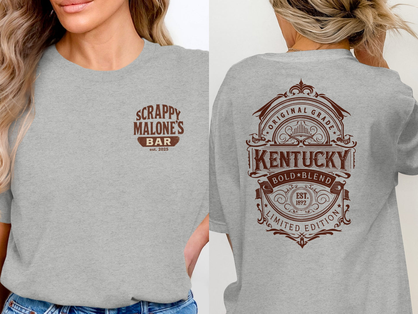 Kentucky Bold Blend Original Grade Limited Edition T-Shirt T-shirt - Scrappy Malone's Bar 100-Proof Humor - Cloud 16 Clothing Co.