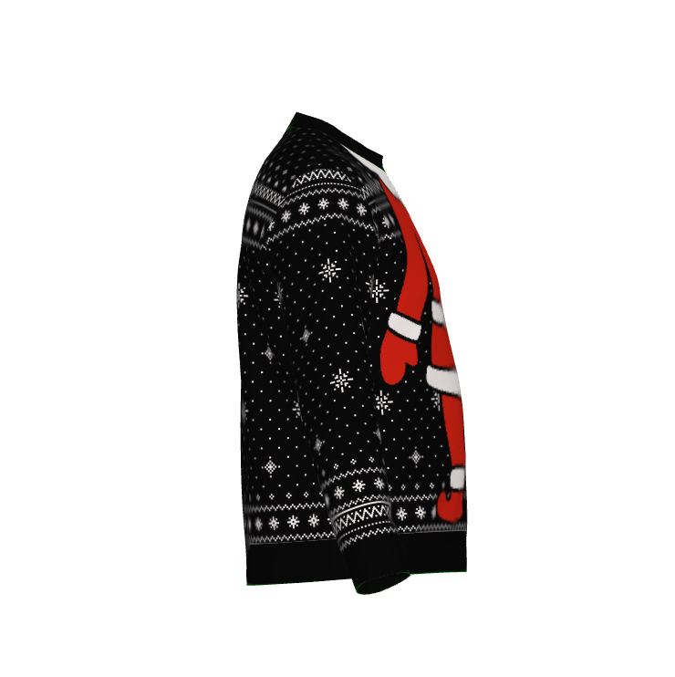 Santa Knitted Sweater - Lightweight Crew Neck Knit