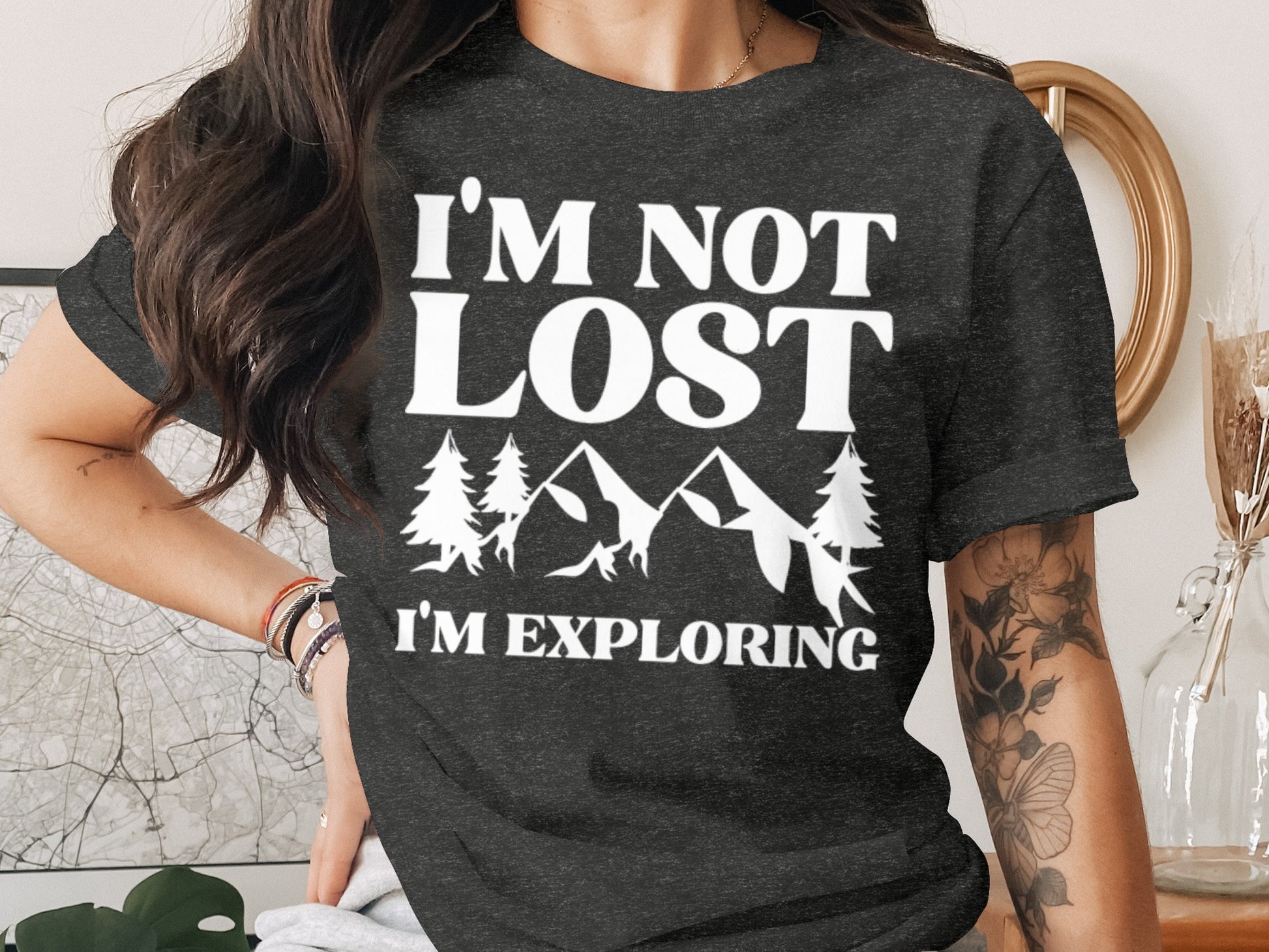 I Am Not Lost I Am Exploring Outdoors Nature T-Shirt T-Shirt - Outdoor & Adventure Collection - Mile Marker 16 Gear by Cloud 16 Clothing Co.