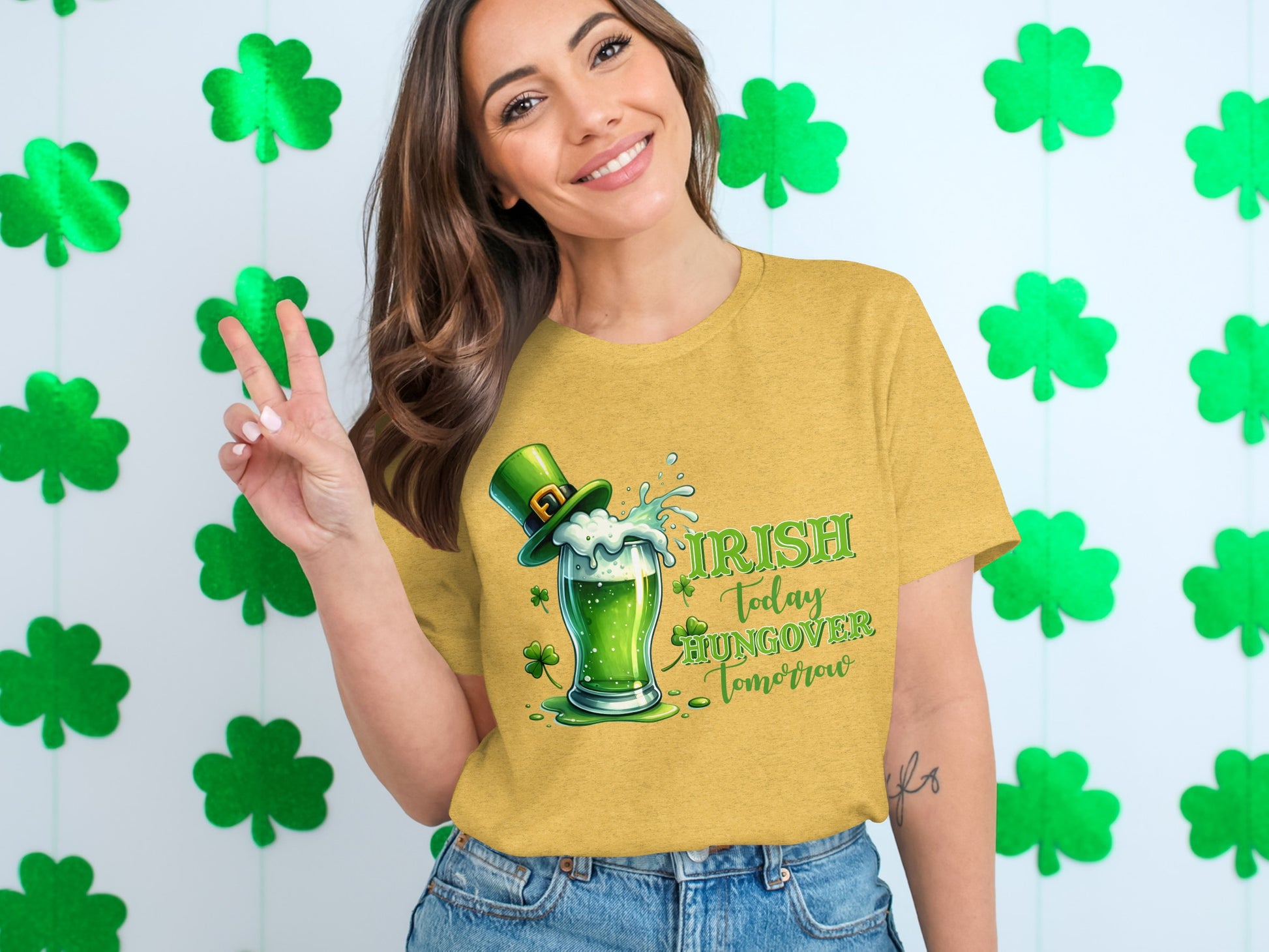 Irish Today Hungover Tomorrow T-Shirt St. Patrick's Day