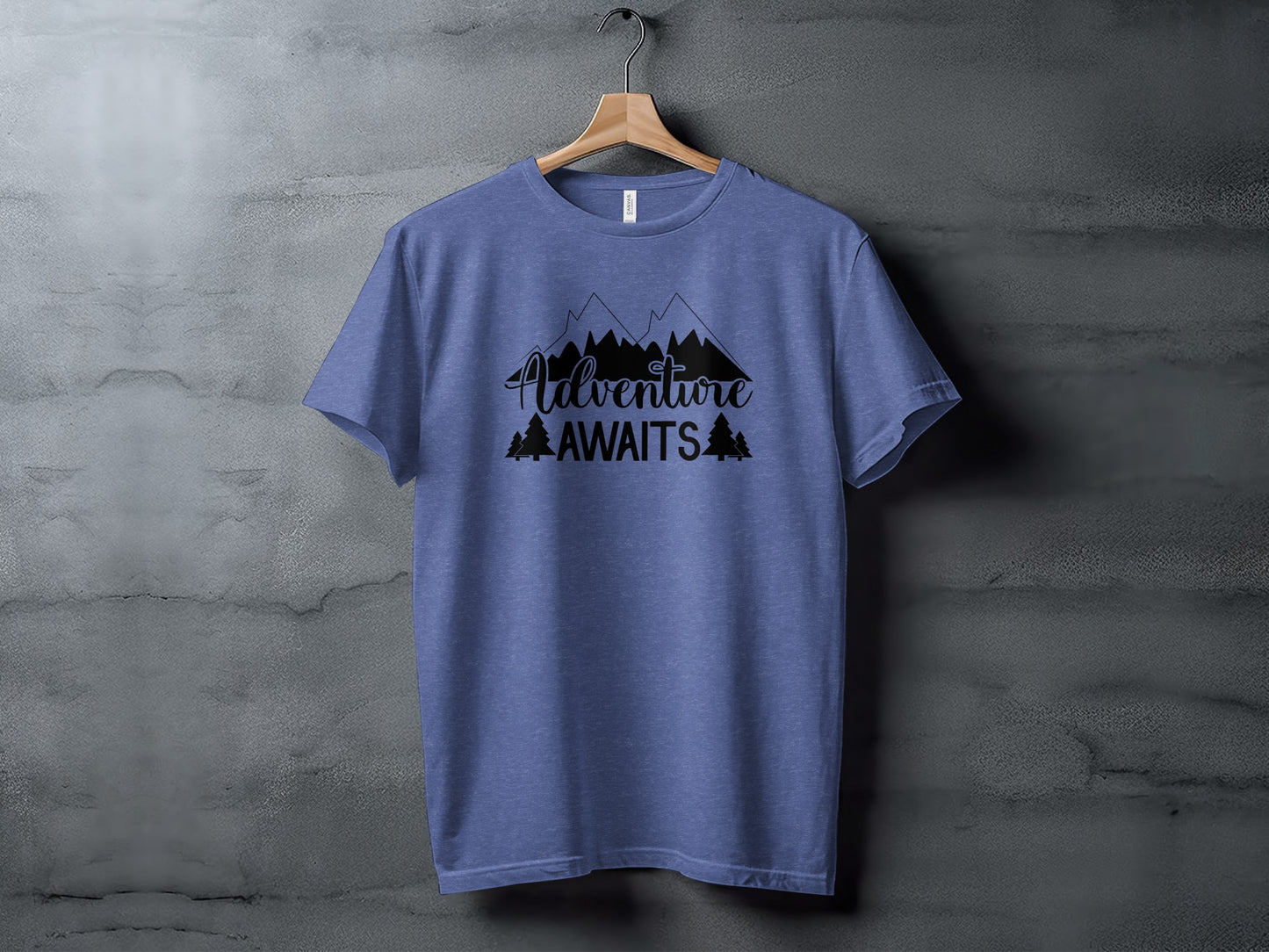 Adventure Awaits Mountains Nature Lover Graphic T-Shirt T-Shirt - Outdoor & Adventure Collection - Mile Marker 16 Gear by Cloud 16 Clothing Co.