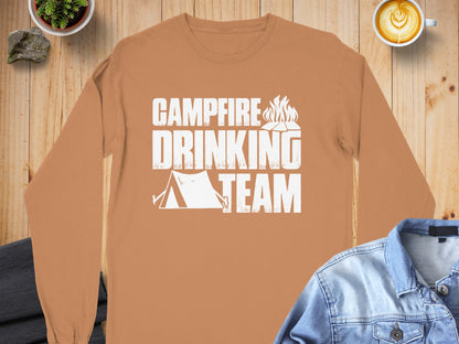 Campfire Drinking Team Long Sleeve Shirt