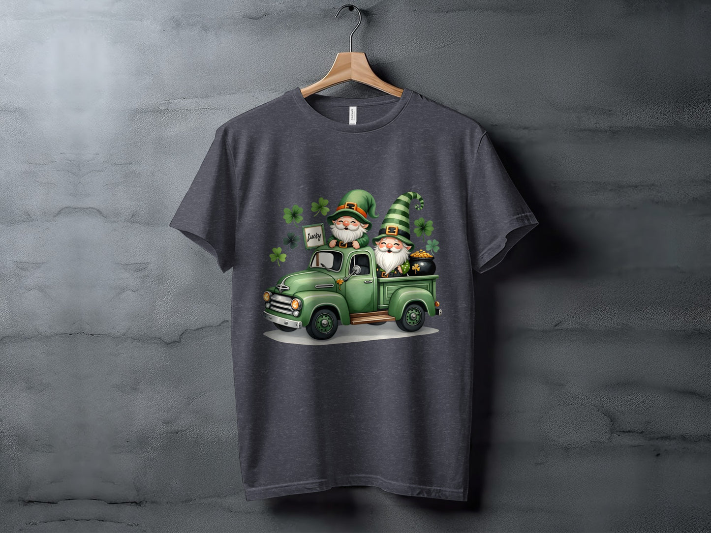 Lucky Gnomes and Green Truck St. Patrick's Day Shirt