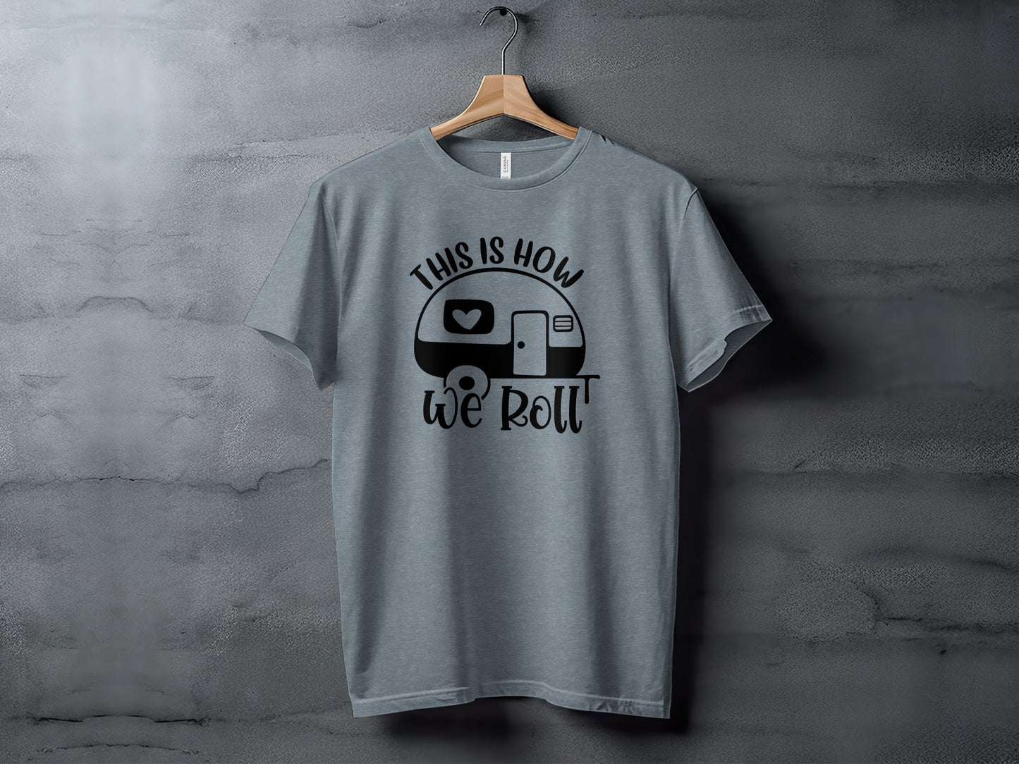 This is How We Roll Camper Graphic For Adventurers T-Shirt T-Shirt - Outdoor & Adventure Collection - Mile Marker 16 Gear by Cloud 16 Clothing Co.