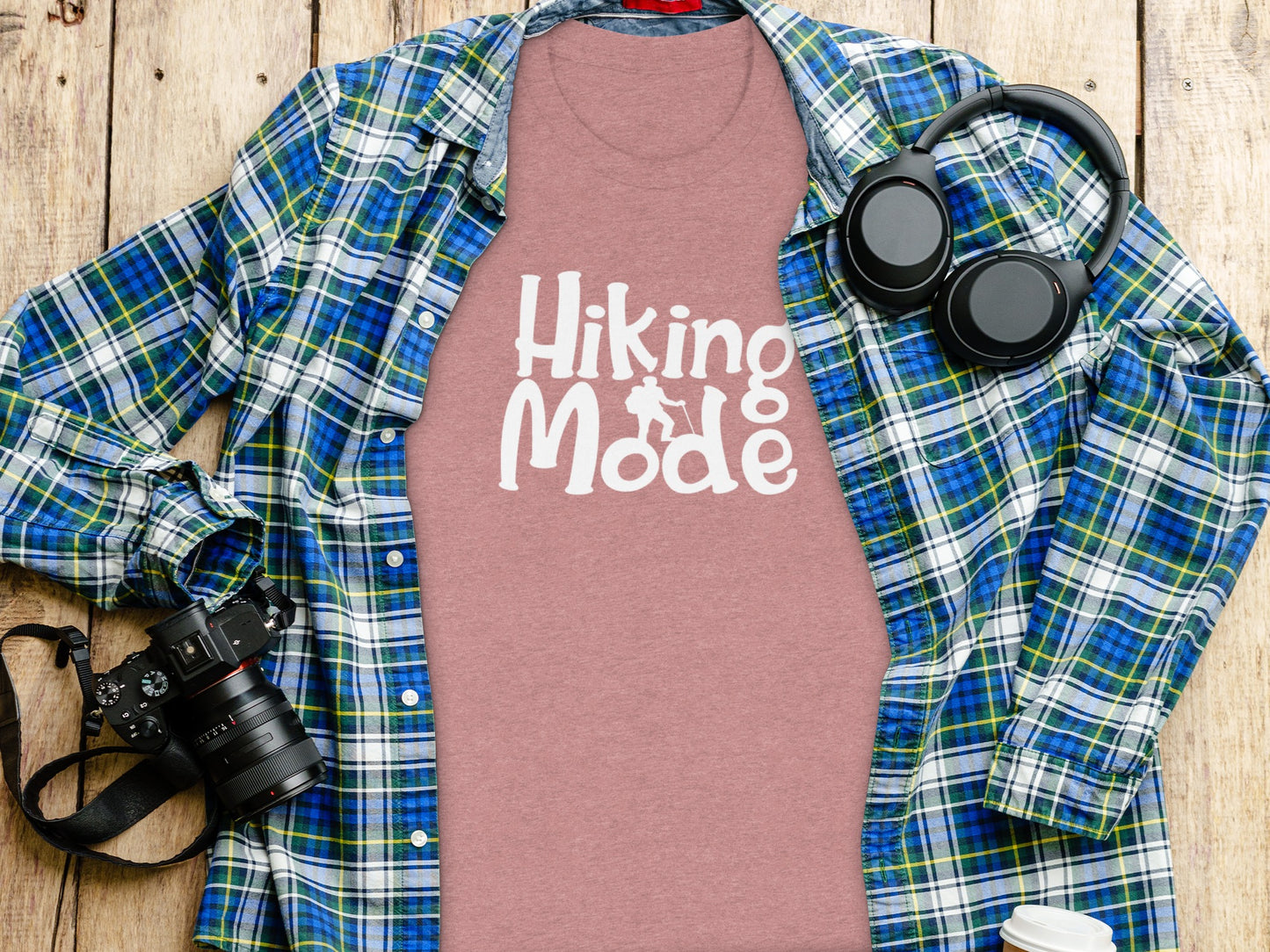 Hiking Mode Funny Outdoor Adventure Hiker Nature T-Shirt T-Shirt - Outdoor & Adventure Collection - Mile Marker 16 Gear by Cloud 16 Clothing Co.