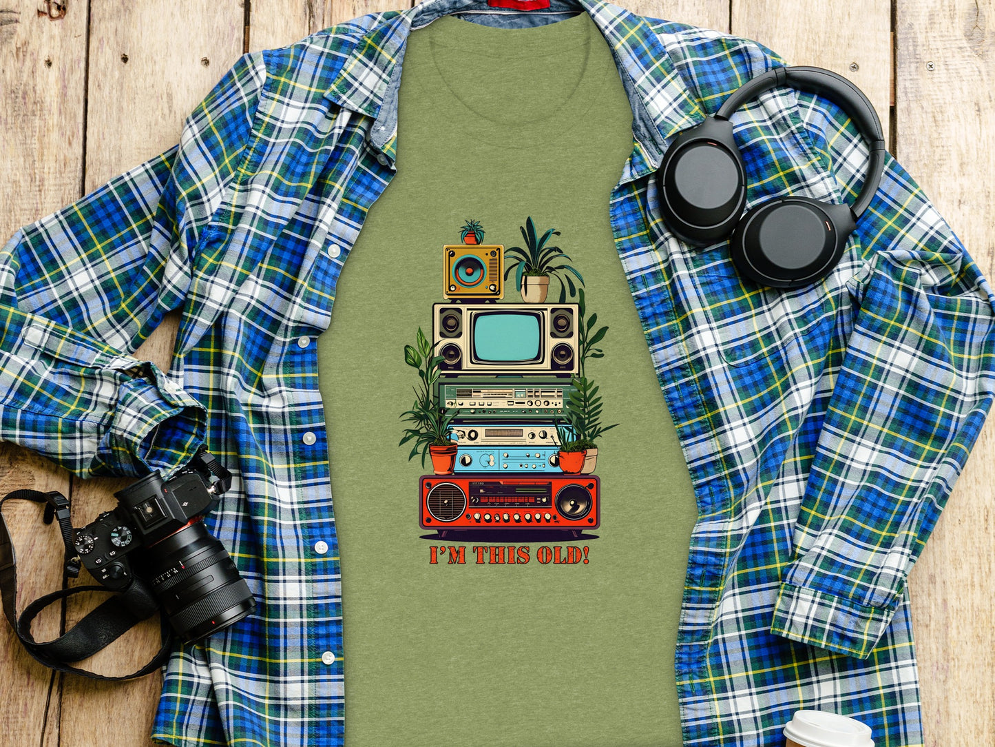 Retro Electronics Stack I'm This Old Funny Shirt