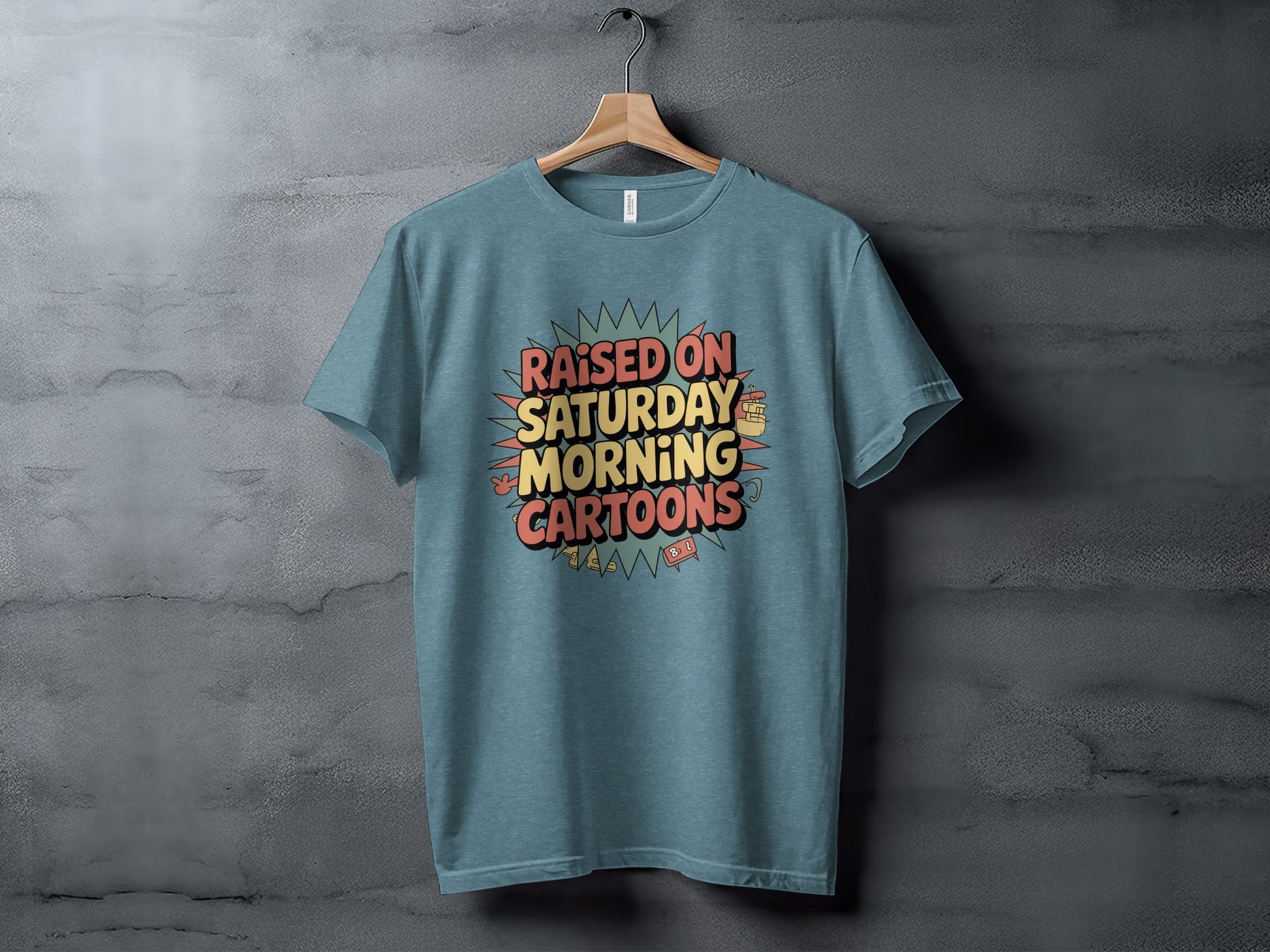 Raised on Saturday Morning Cartoons T-shirt