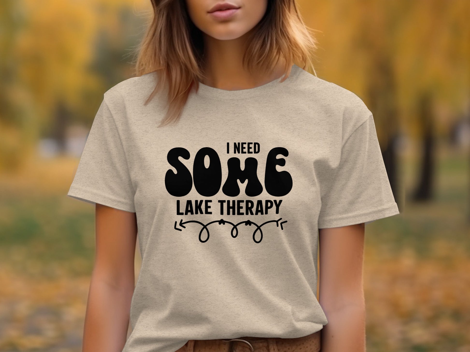 I Need Some Lake Therapy Funny Summer Vacation T-Shirt T-Shirt - Outdoor & Adventure Collection - Mile Marker 16 Gear by Cloud 16 Clothing Co.
