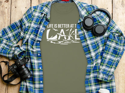 Life is Better at the Lake Printed T-shirt