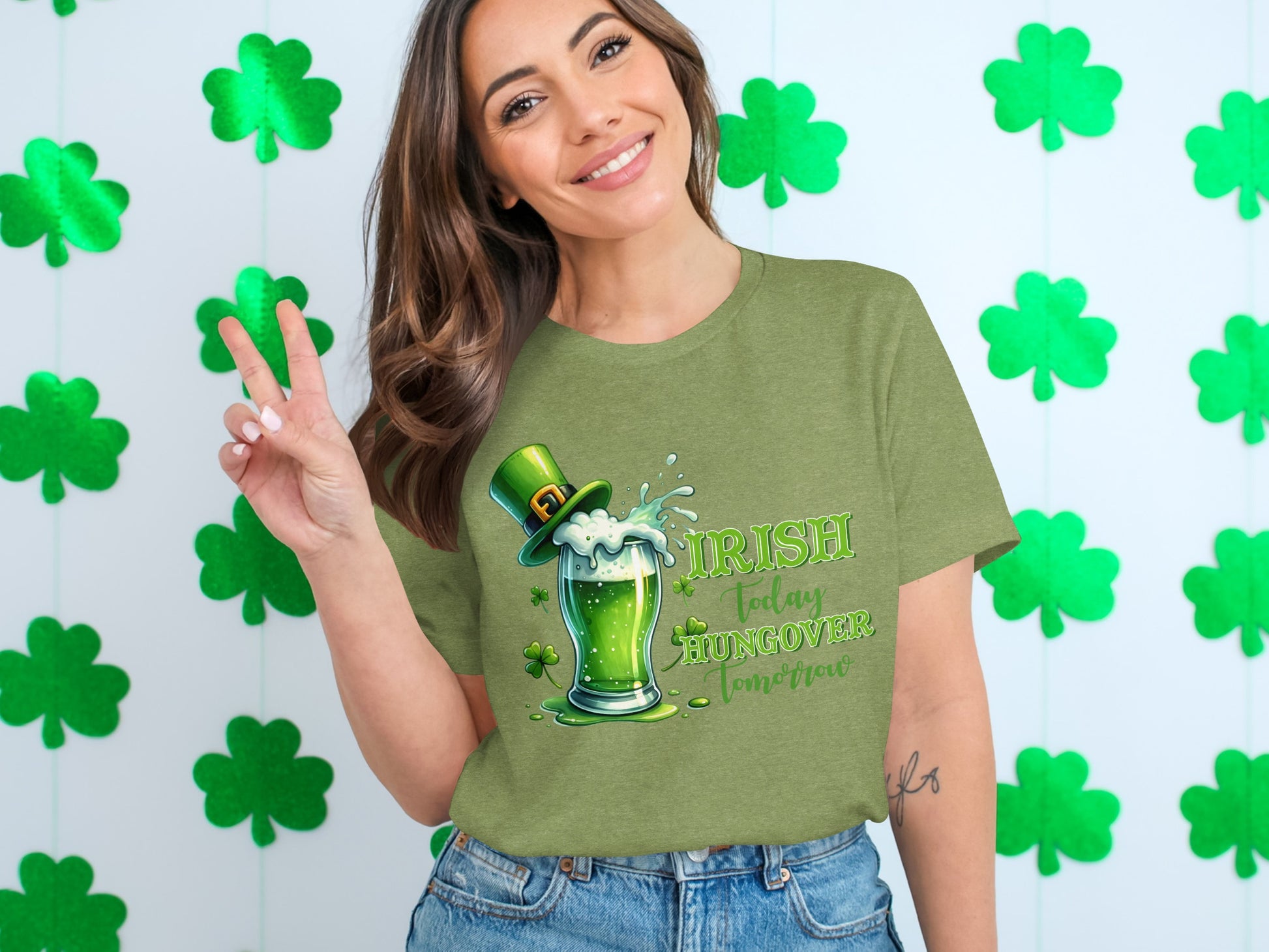 Irish Today Hungover Tomorrow St. Patrick's Day Shirt