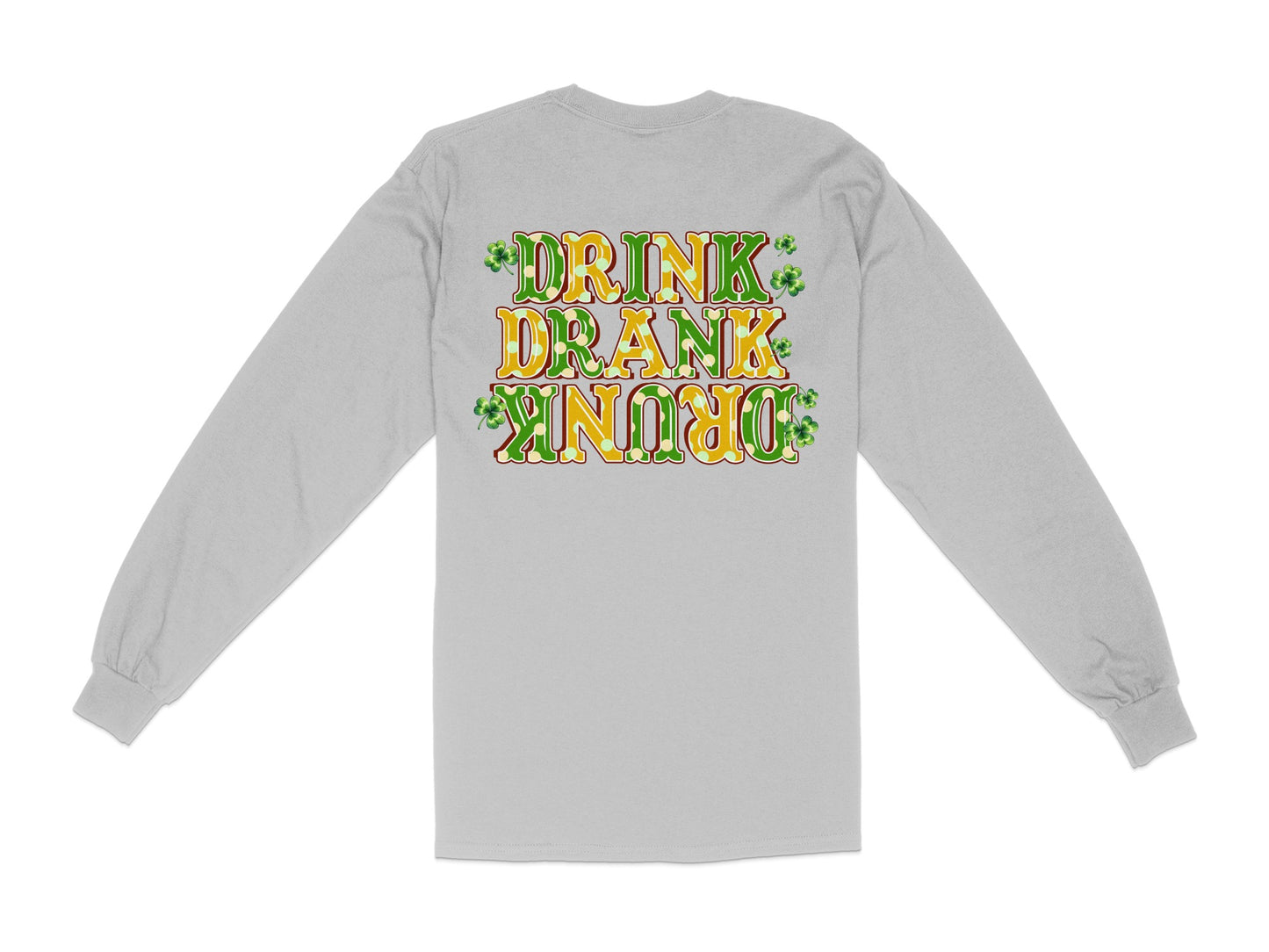 Scrappy Malone's Bar, Irish Pub Design, Shamrock Clover Green Bar Logo, Personalized Bar Sign, St Patricks Day Theme T-Shirt - Scrappy Malone's Bar 100-Proof Humor - Cloud 16 Clothing Co.