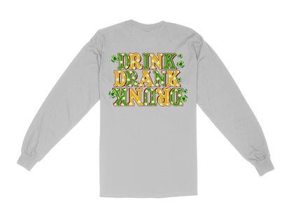 Scrappy Malone's Bar, Irish Pub Design, Shamrock Clover Green Bar Logo, Personalized Bar Sign, St Patricks Day Theme T-Shirt - Scrappy Malone's Bar 100-Proof Humor - Cloud 16 Clothing Co.