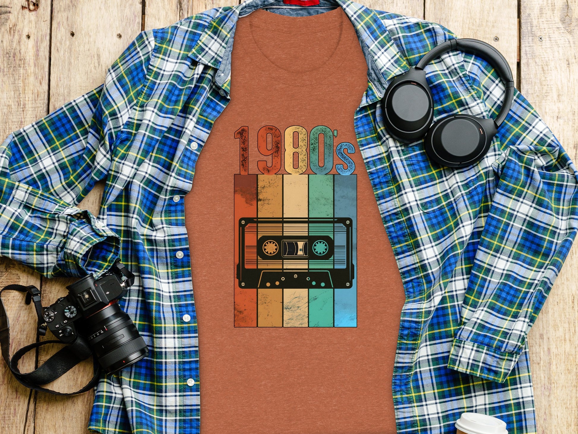 Retro 1980s Cassette Tape Graphic Vintage Shirt product