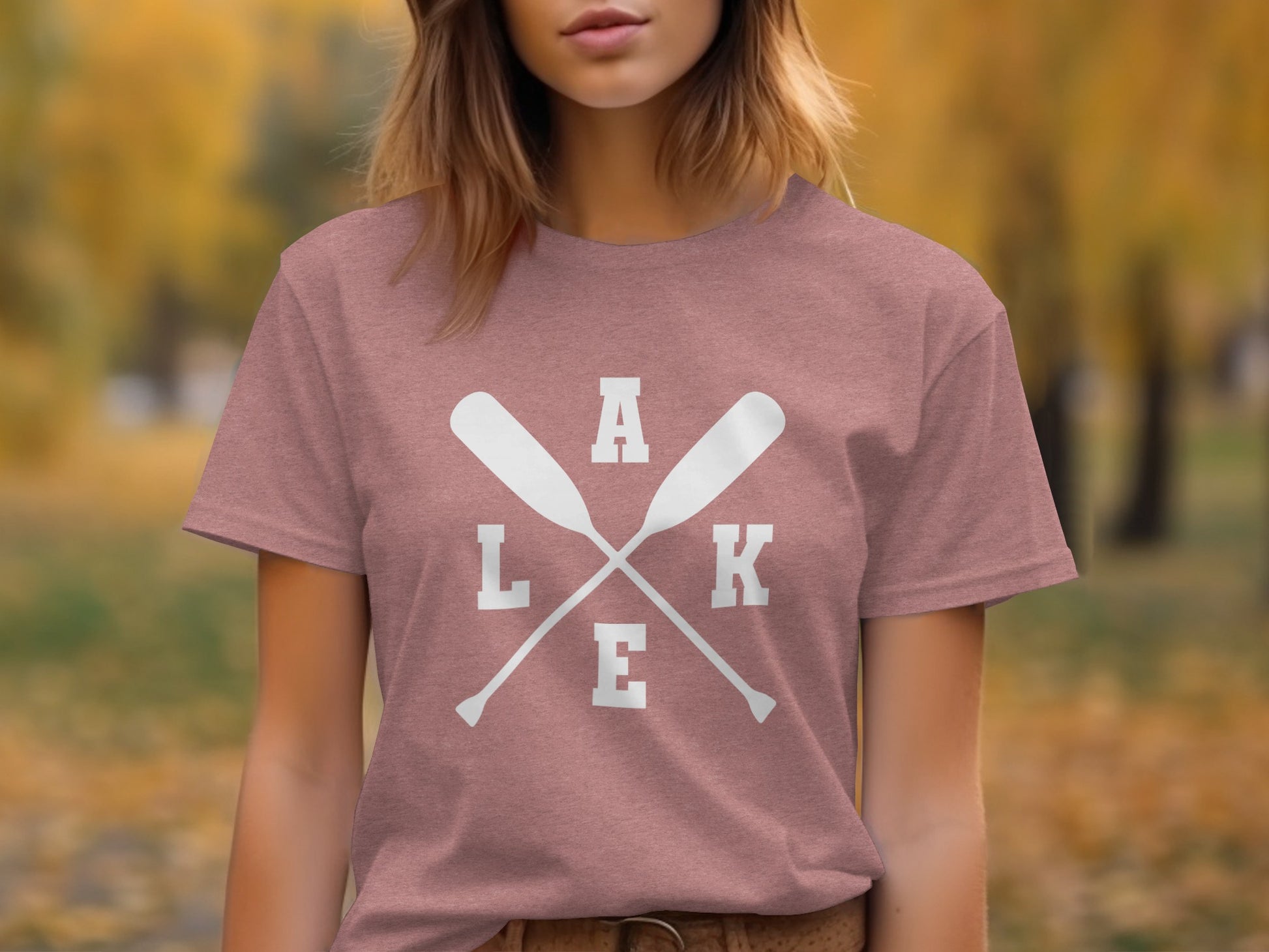 A Lake With Paddle Outdoors Adventure Summer Vacation T-Shirt T-Shirt - Outdoor & Adventure Collection - Mile Marker 16 Gear by Cloud 16 Clothing Co.