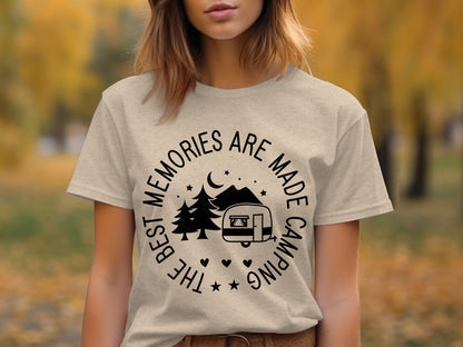 The Best Memories are Made Camping T-Shirt T-Shirt - Outdoor & Adventure Collection - Mile Marker 16 Gear by Cloud 16 Clothing Co.