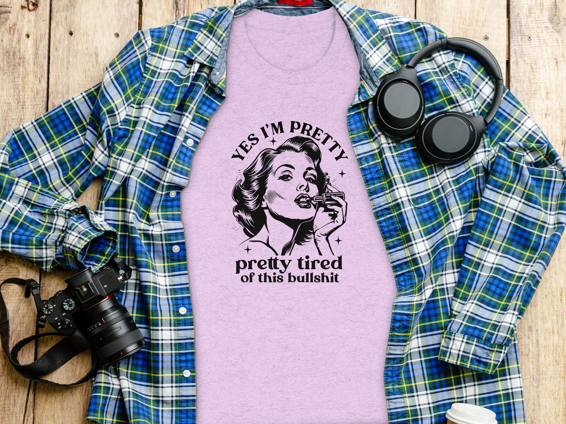 Pretty Tired of This Bullshit Graphic Tee Shirt