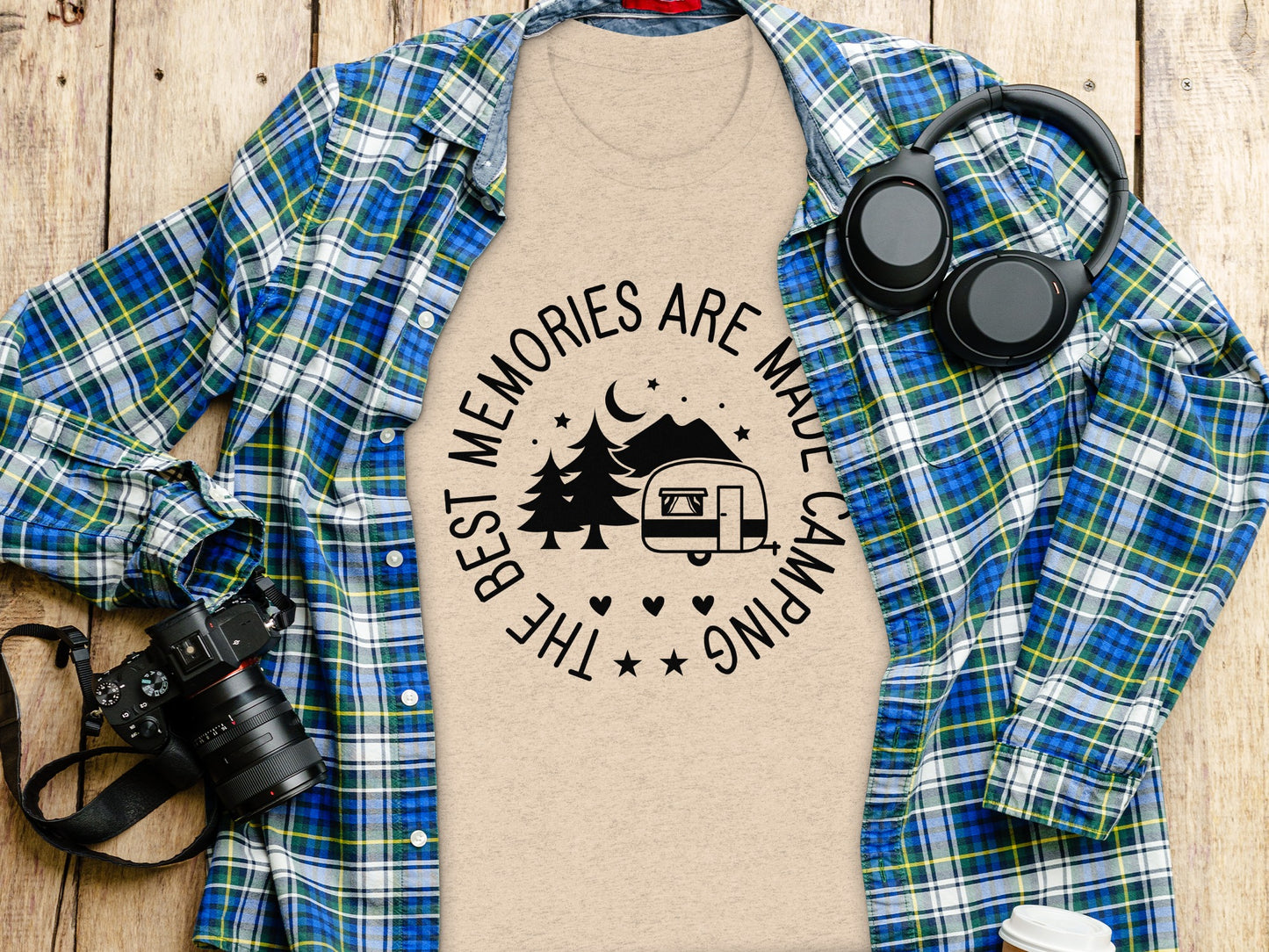 The Best Memories are Made Camping T-Shirt T-Shirt - Outdoor & Adventure Collection - Mile Marker 16 Gear by Cloud 16 Clothing Co.