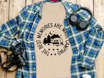 The Best Memories are Made Camping T-Shirt T-Shirt - Outdoor & Adventure Collection - Mile Marker 16 Gear by Cloud 16 Clothing Co.