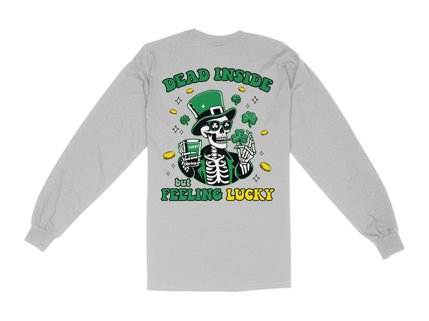 Scrappy Malone's Bar, Unique Design, Other Products, Bar Decor, Irish Theme, Lucky Clover Design, St Patricks Day Gift, Green, Circle T-Shirt - Scrappy Malone's Bar 100-Proof Humor - Cloud 16 Clothing Co.