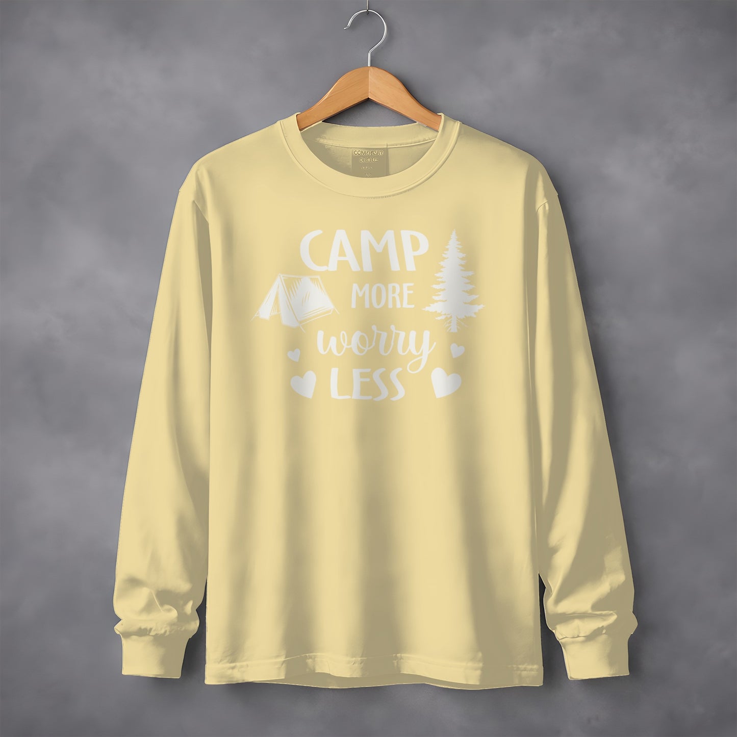 Camp More Worry Less Long Sleeve Shirt Product