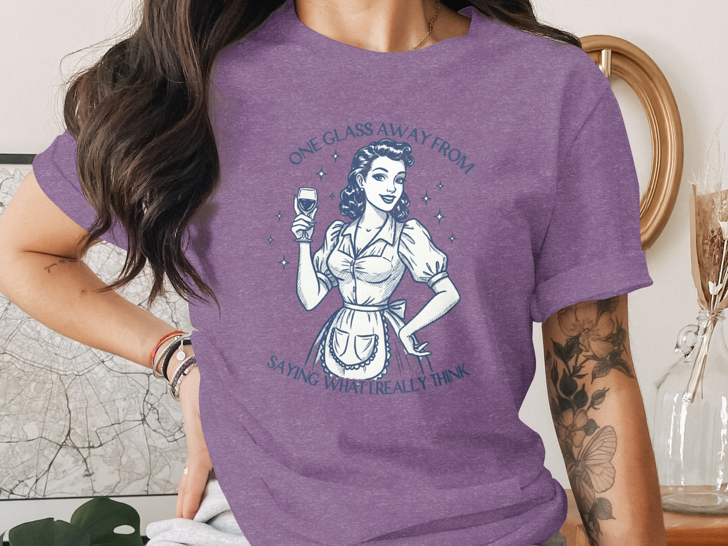 One Glass Away From Saying What I Really Think shirt