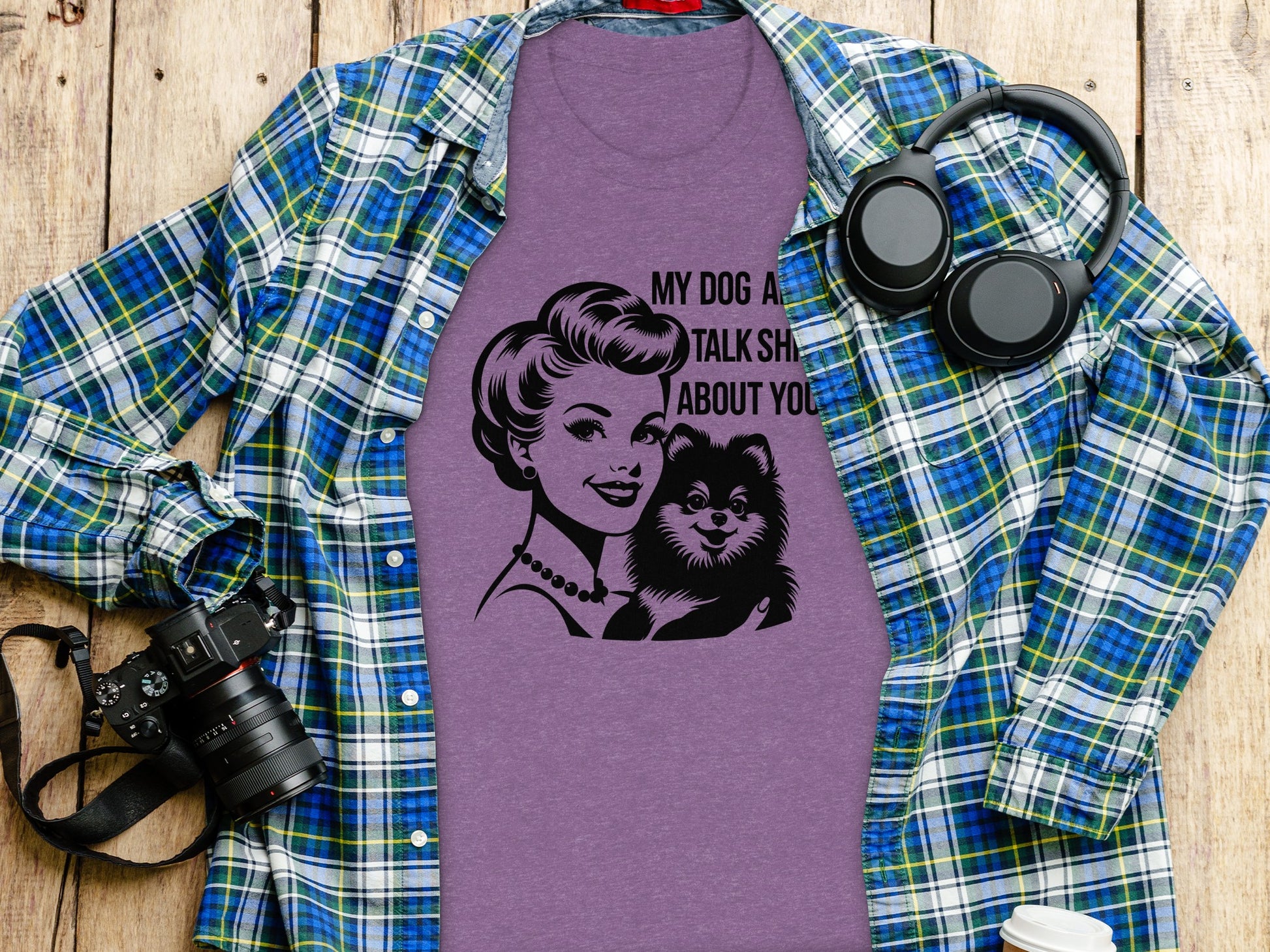 My Dog And I Talk Shirt About You Graphic Tee