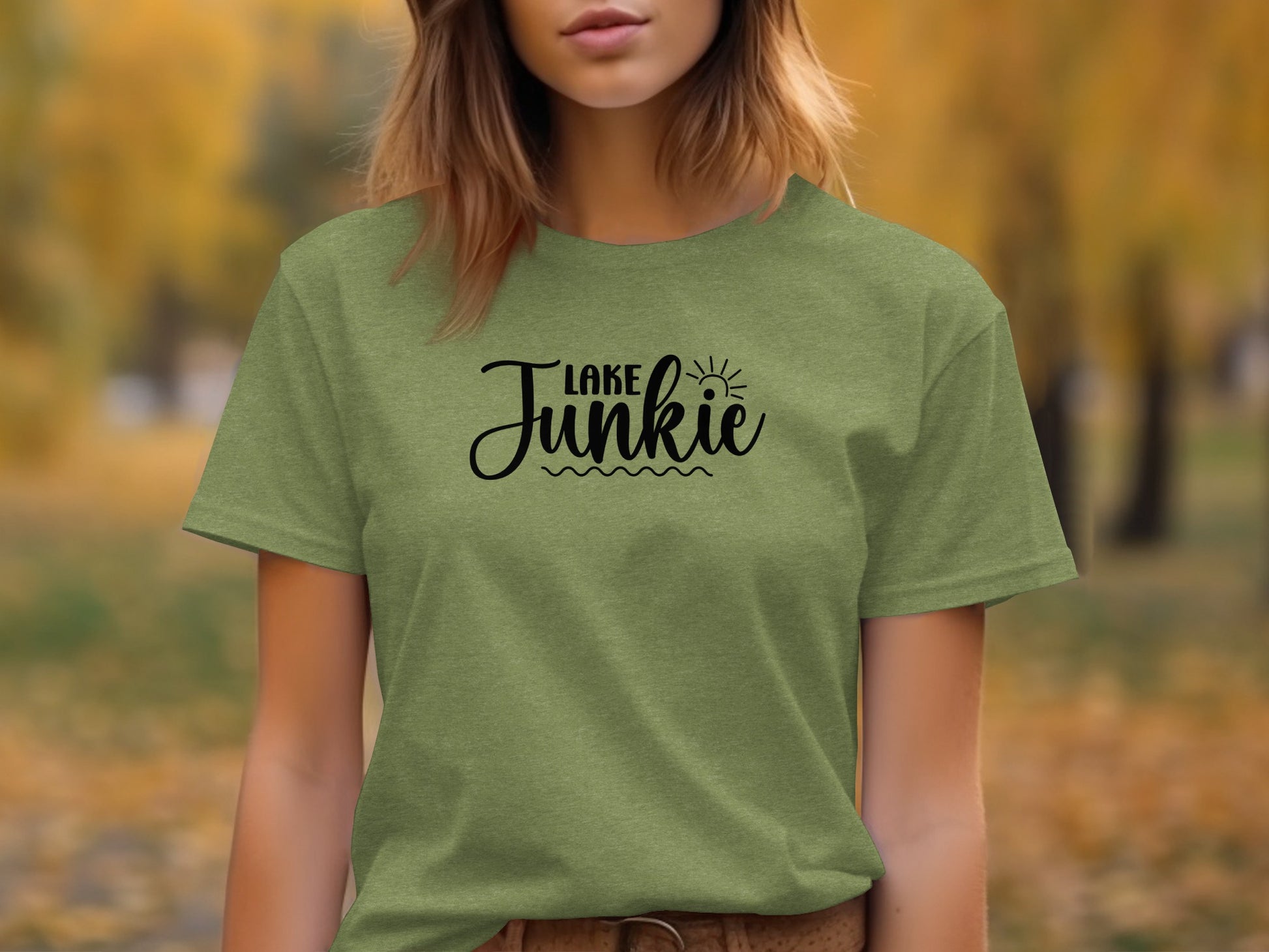 Lake Junkie Graphic for Lovers of Water Activities T-Shirt T-Shirt - Outdoor & Adventure Collection - Mile Marker 16 Gear by Cloud 16 Clothing Co.