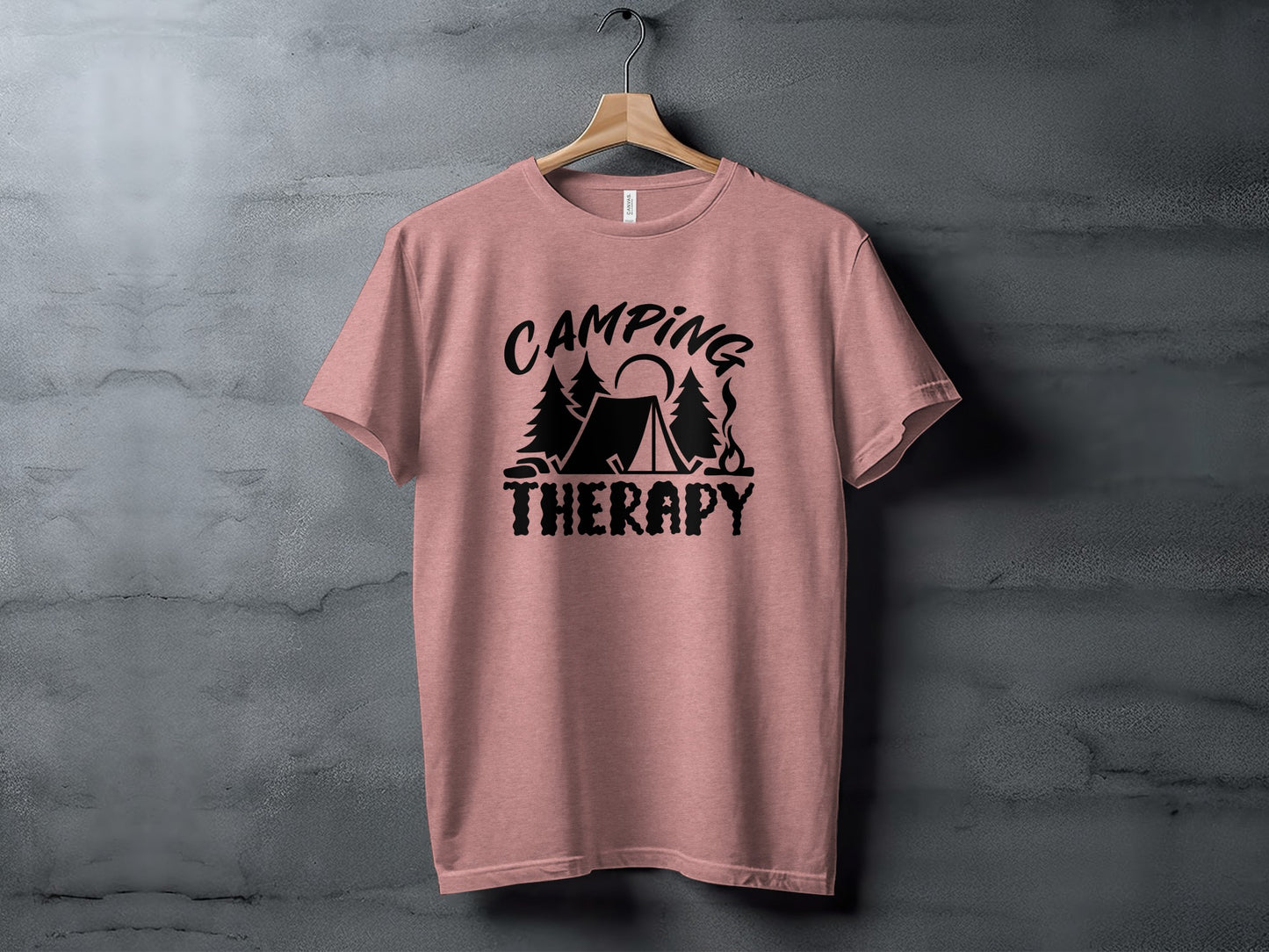 Camping Therapy Nature Adventure Outdoor Camping T-Shirt T-Shirt - Outdoor & Adventure Collection - Mile Marker 16 Gear by Cloud 16 Clothing Co.