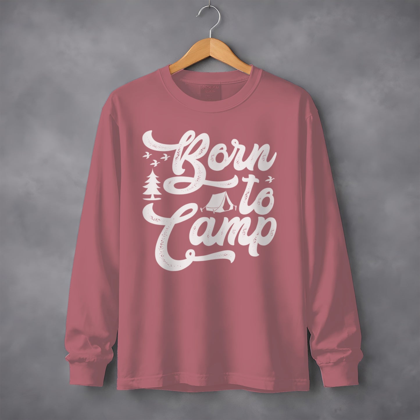 Born To Camp Graphic Long-Sleeve Shirt Product