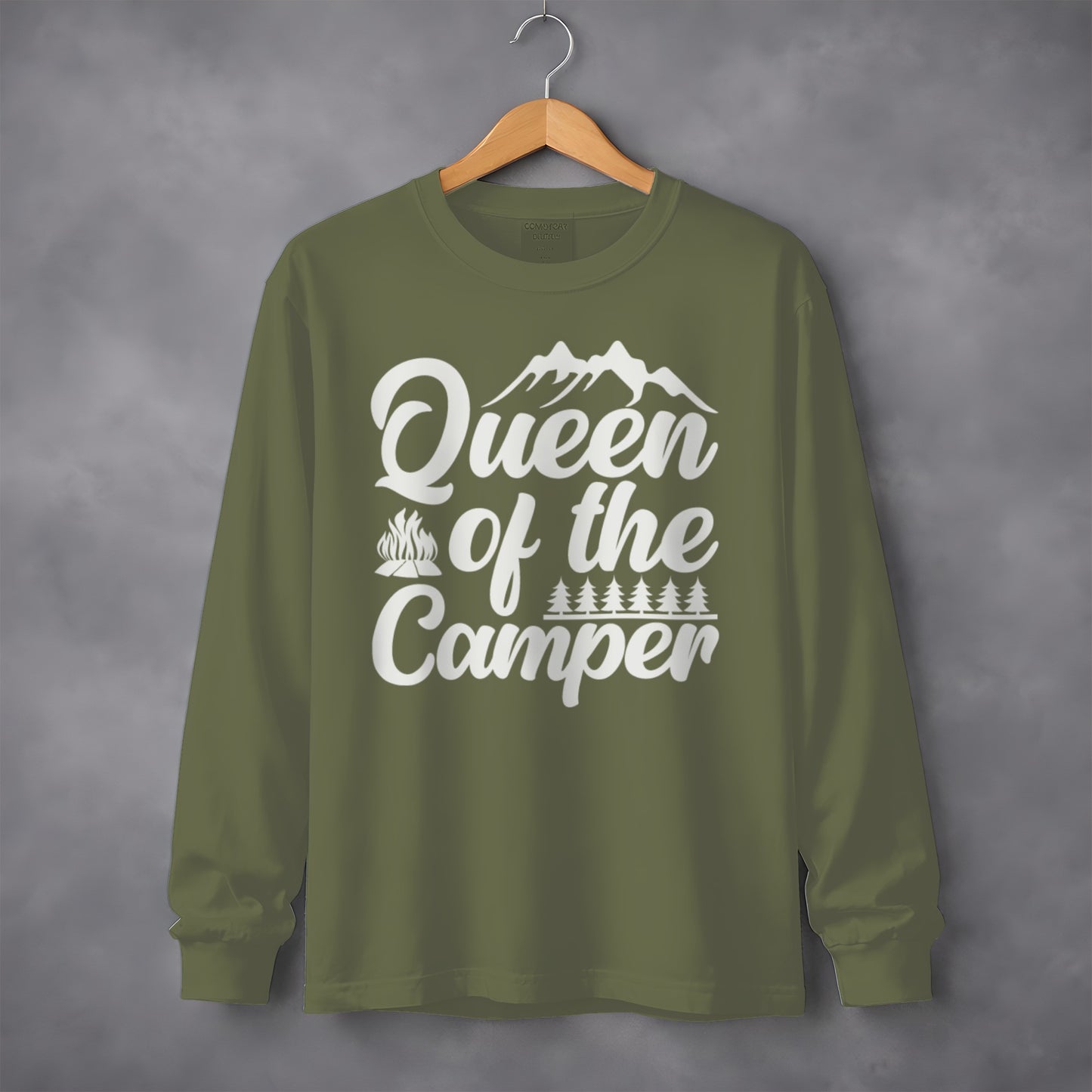 Queen of the Camper Long Sleeve T-Shirt Cup