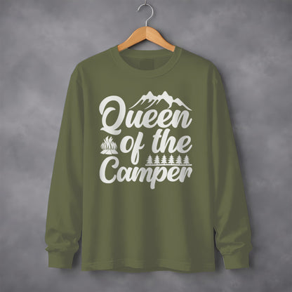 Queen of the Camper Long Sleeve T-Shirt Cup