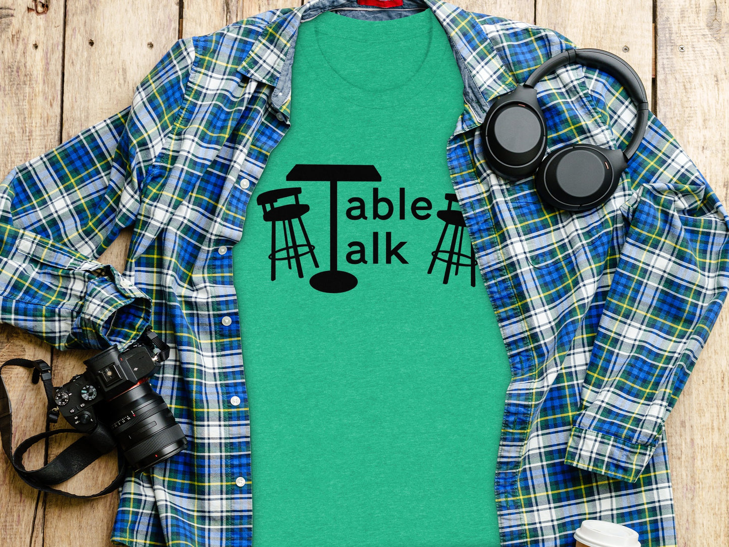 Table Talk Design Green Graphic Tee product