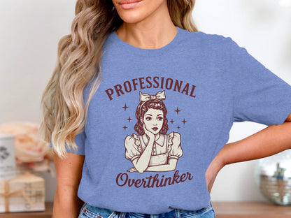 Professional Overthinker Graphic Tee Classic Fit Shirt
