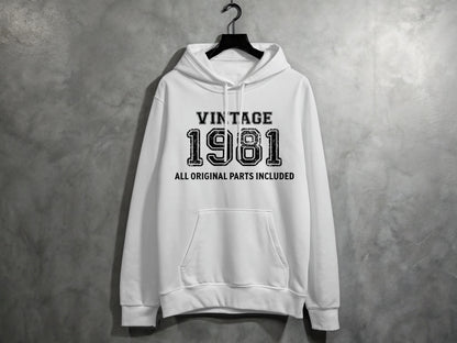 Vintage 1981 All Original Parts Included Hoodie