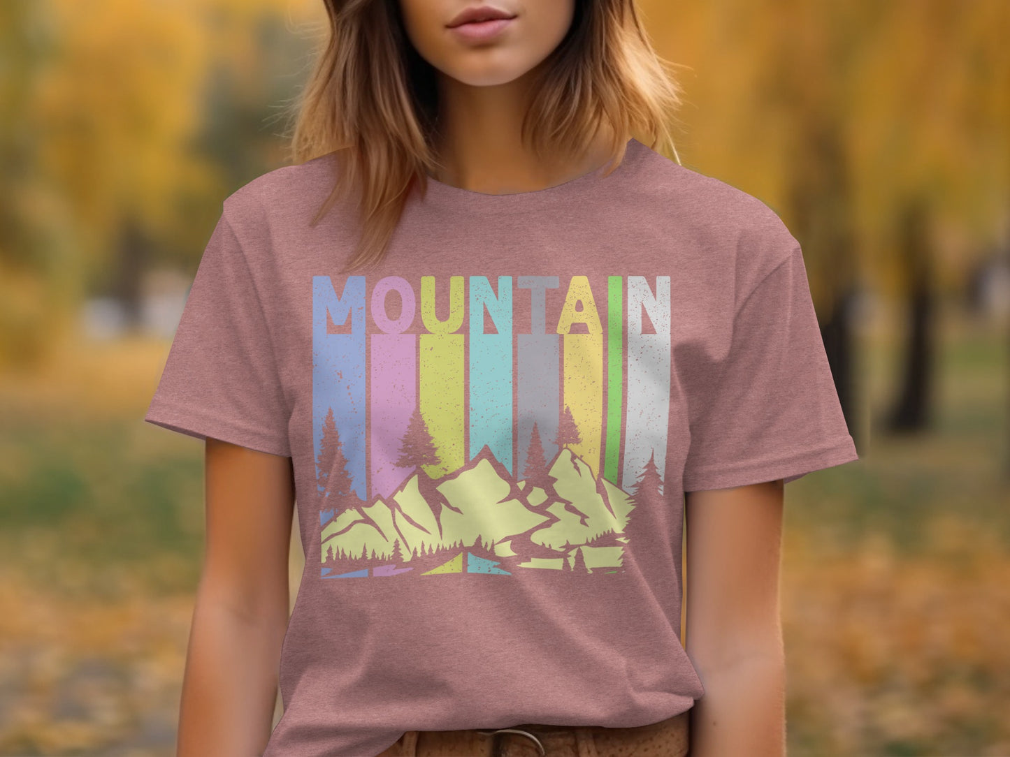 Vintage Mountain Graphic Nature Inspired Shirt Product