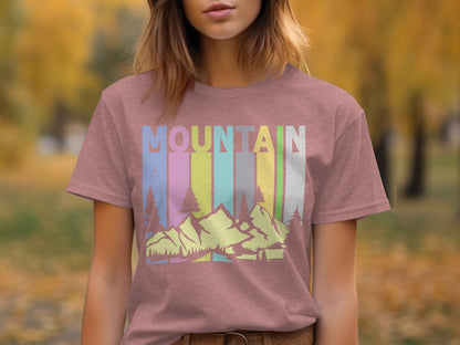 Vintage Mountain Graphic Nature Inspired Shirt Product