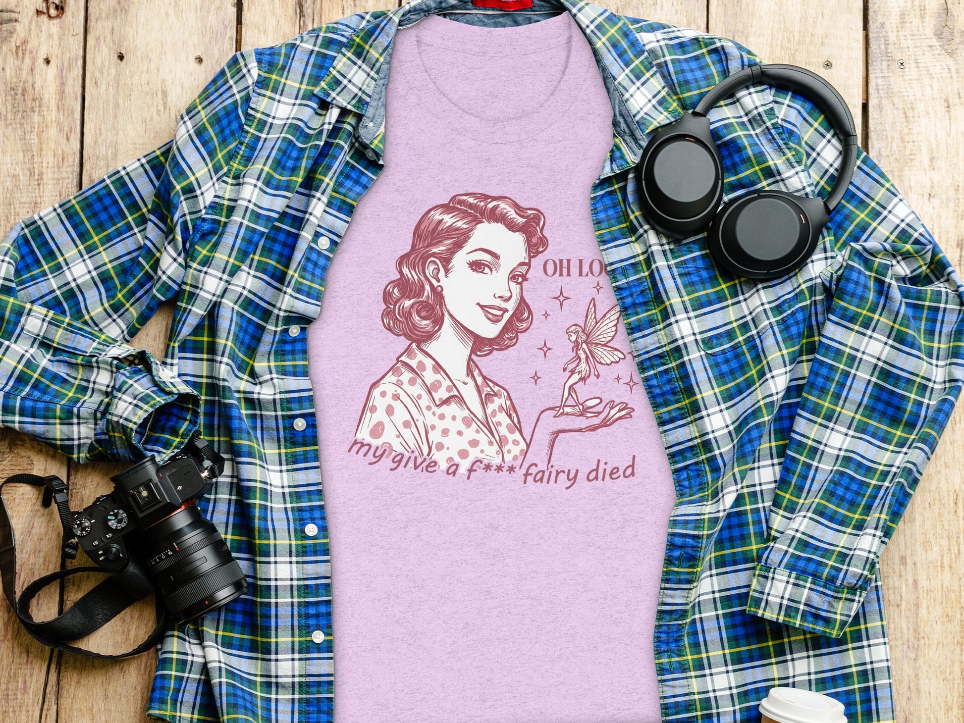 Oh Lord My Give a F*** Fairy Died T-shirt