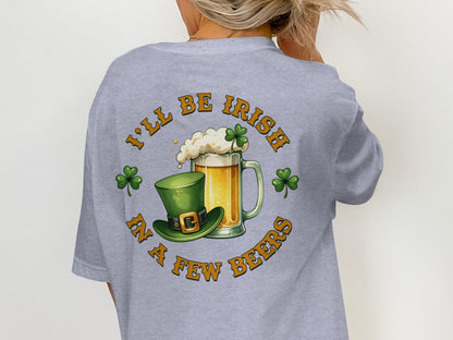 Scrappy Malone's Bar, Shamrock Decor, St Patricks Day, Irish Pub Sign, Gift for Pub Owner, Home Bar Decor T-Shirt - Scrappy Malone's Bar 100-Proof Humor - Cloud 16 Clothing Co.