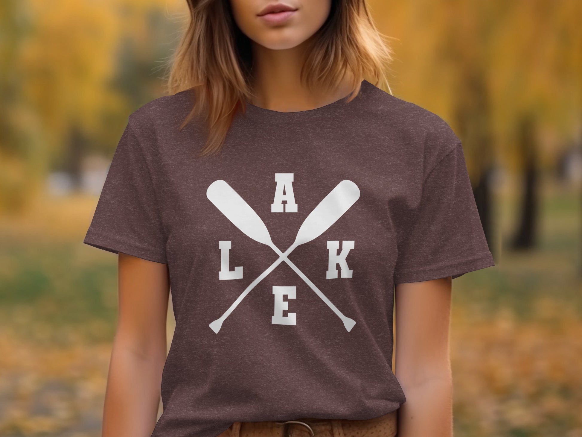A Lake With Paddle Outdoors Adventure Summer Vacation T-Shirt T-Shirt - Outdoor & Adventure Collection - Mile Marker 16 Gear by Cloud 16 Clothing Co.