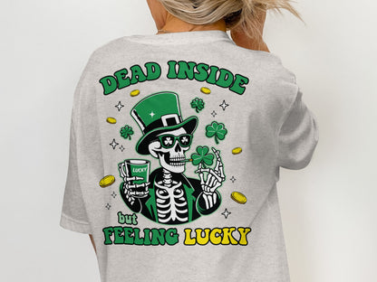 Scrappy Malone's Bar, Unique Design, Other Products, Bar Decor, Irish Theme, Lucky Clover Design, St Patricks Day Gift, Green, Circle T-Shirt - Scrappy Malone's Bar 100-Proof Humor - Cloud 16 Clothing Co.