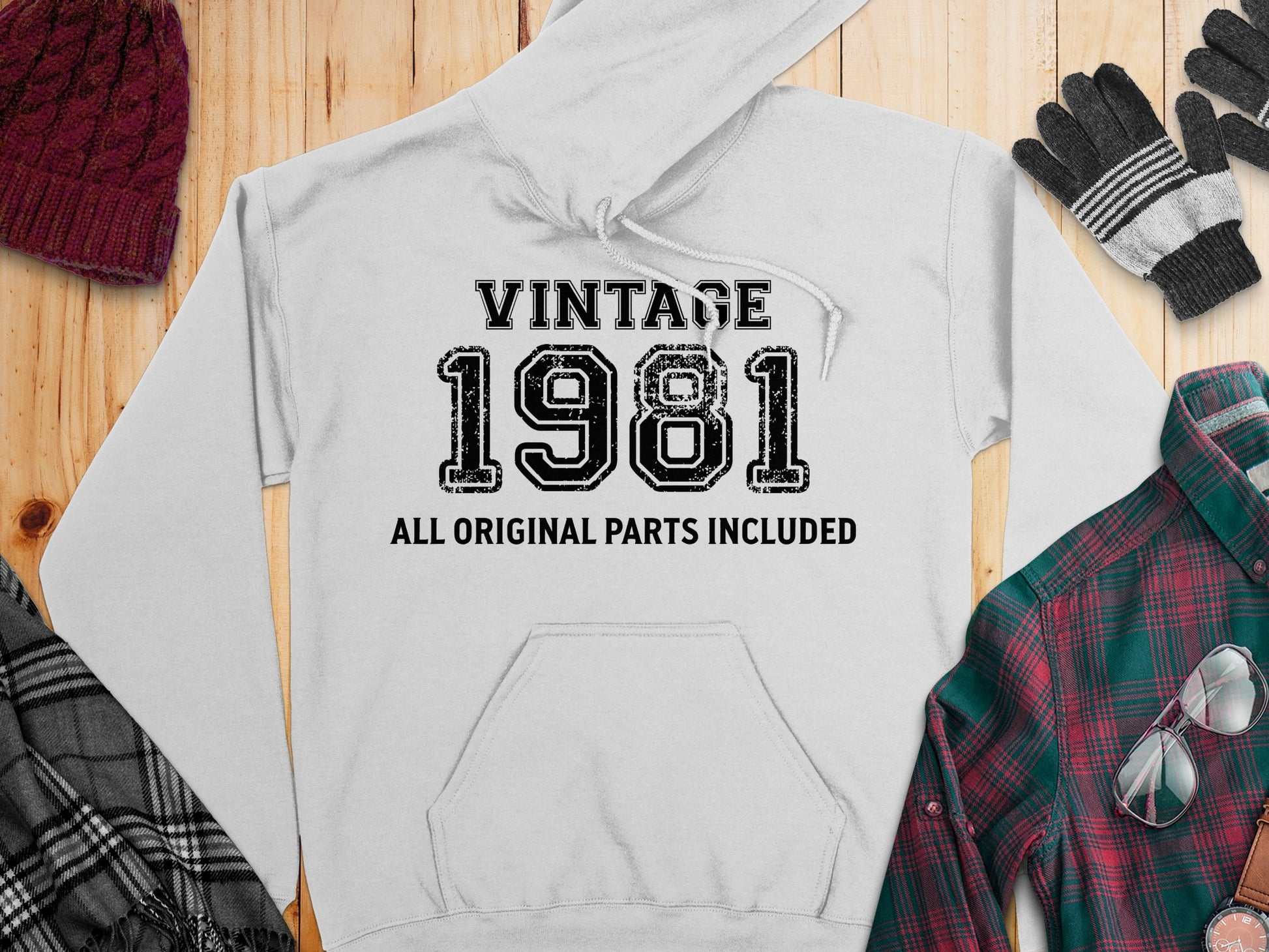 Vintage 1981 All Original Parts Included Hoodie